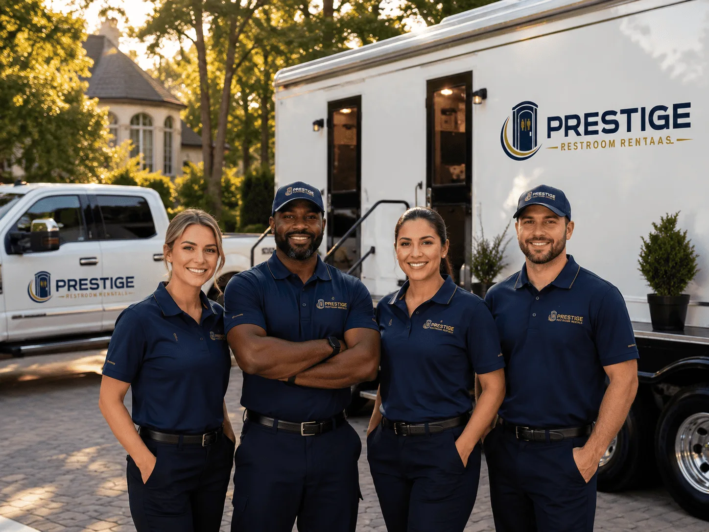 Trusted Luxury Portable Restrooms company in Oakland, TX
